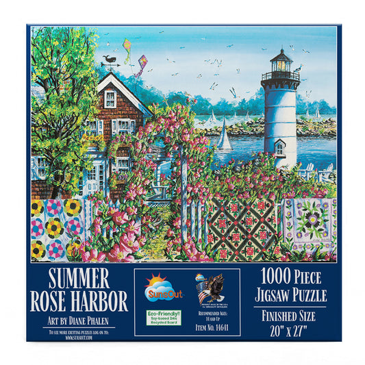 Summer Rose Harbor 1000 pc  Jigsaw Puzzle 14641