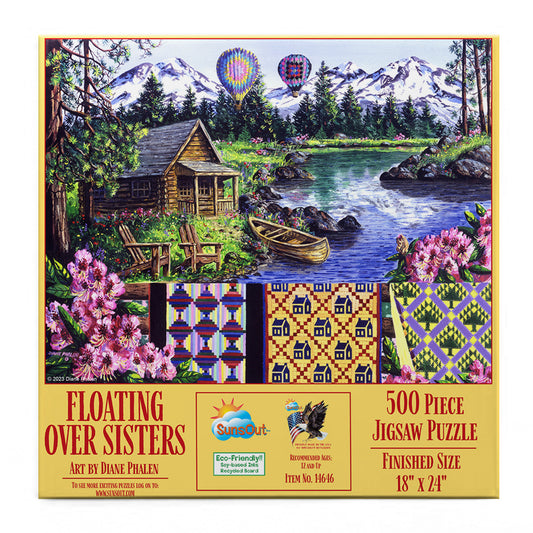 Floating over Sisters 500 pc  Jigsaw Puzzle 14646