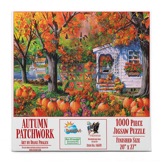 Autumn Patchwork 1000 pc  Jigsaw Puzzle 14670