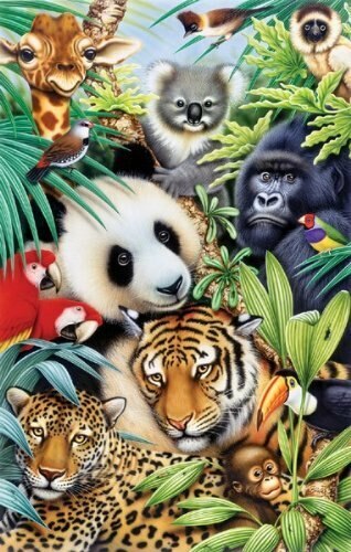 Animal Magic 100 pc  Jigsaw Puzzle 59319