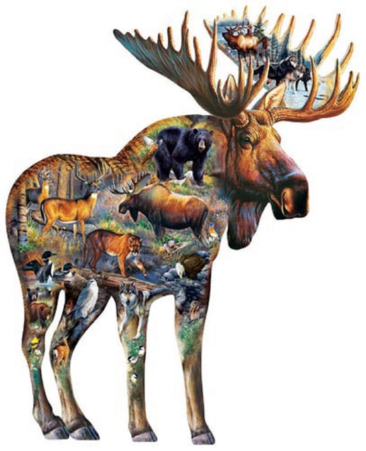 Walk on the Wild Side 650 pc Special Shape Jigsaw Puzzle 95761