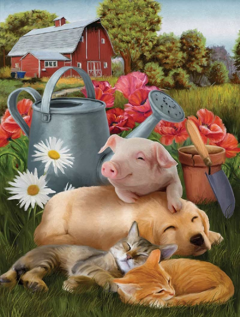 Lazy in the Sun 300 pc  Jigsaw Puzzle 28549