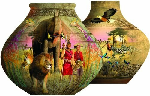 African Pots 1000 pc Special Shape Jigsaw Puzzle 95622