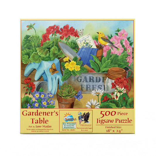 Gardener's Table 500 pc  Jigsaw Puzzle 16062