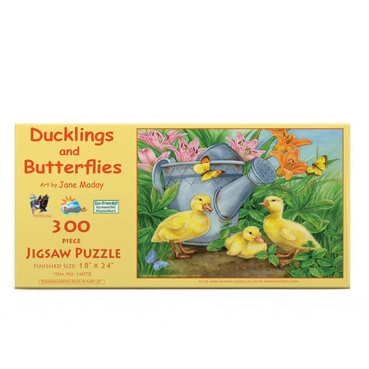 Ducklings and Butterflies 300 pc  Jigsaw Puzzle 16078