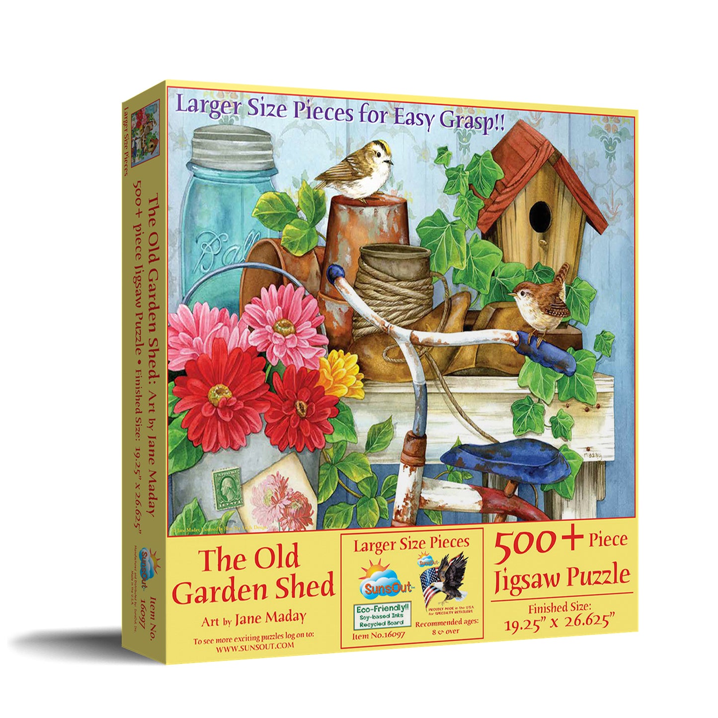 The Old Garden Shed 500 pc Large Pieces Jigsaw Puzzle 16097