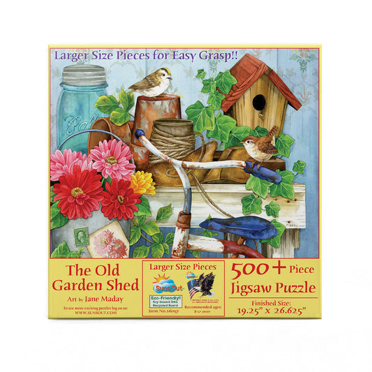 The Old Garden Shed 500 pc Large Pieces Jigsaw Puzzle 16097