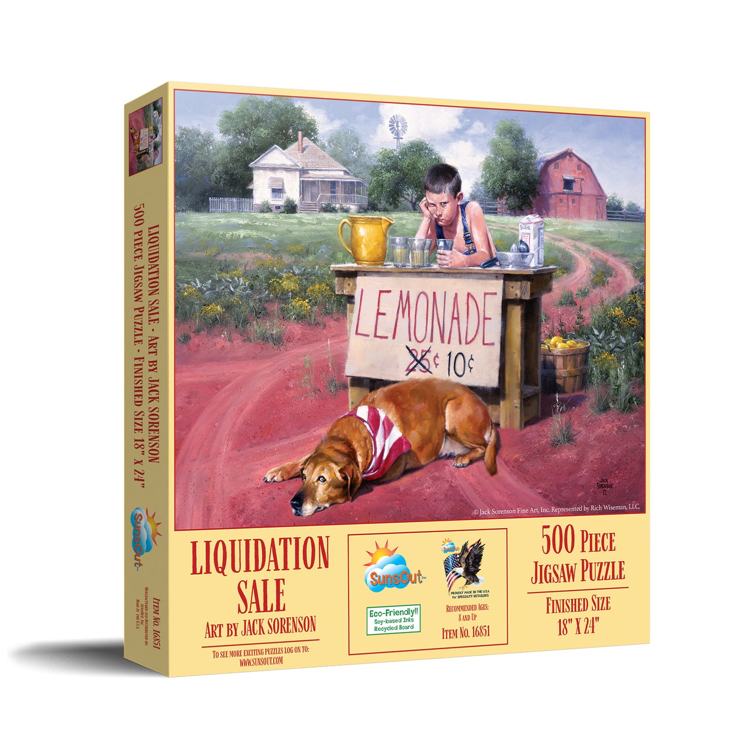 Liquidation Sale Lemonade Stand 500 pc  Jigsaw Puzzle 16851