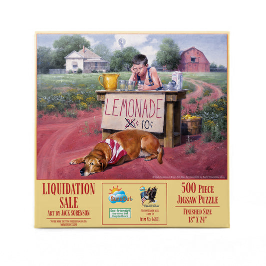 Liquidation Sale Lemonade Stand 500 pc  Jigsaw Puzzle 16851
