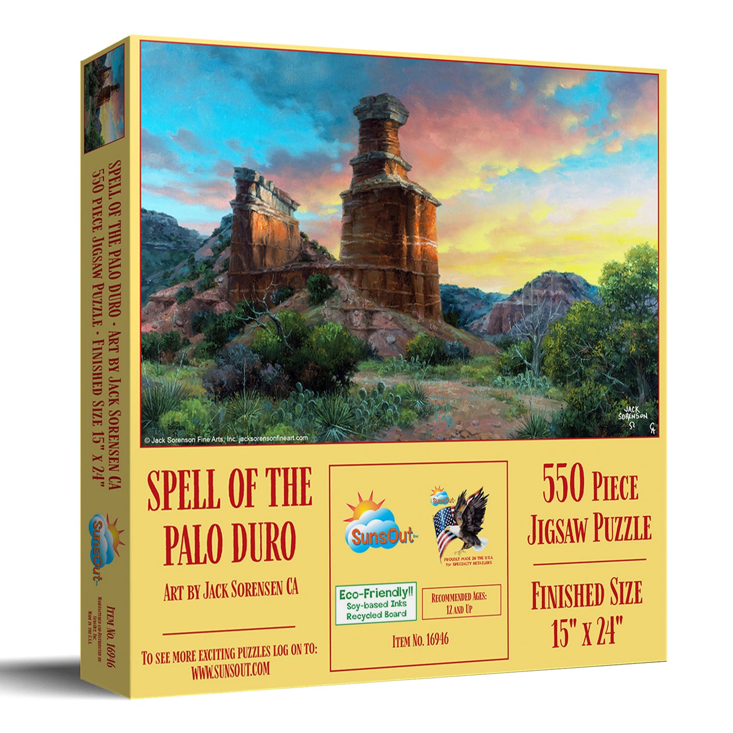 Spell of the Palo Duro 550 pc  Jigsaw Puzzle 16946