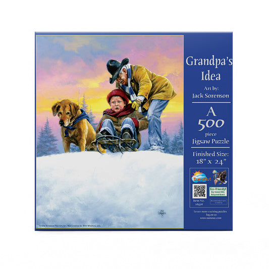 Grandpa's Idea 500 pc  Jigsaw Puzzle 16976