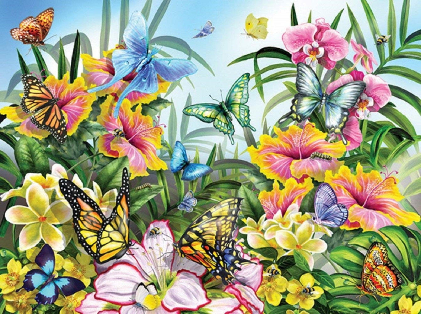 Garden Colors 1000 pc  Jigsaw Puzzle 34928