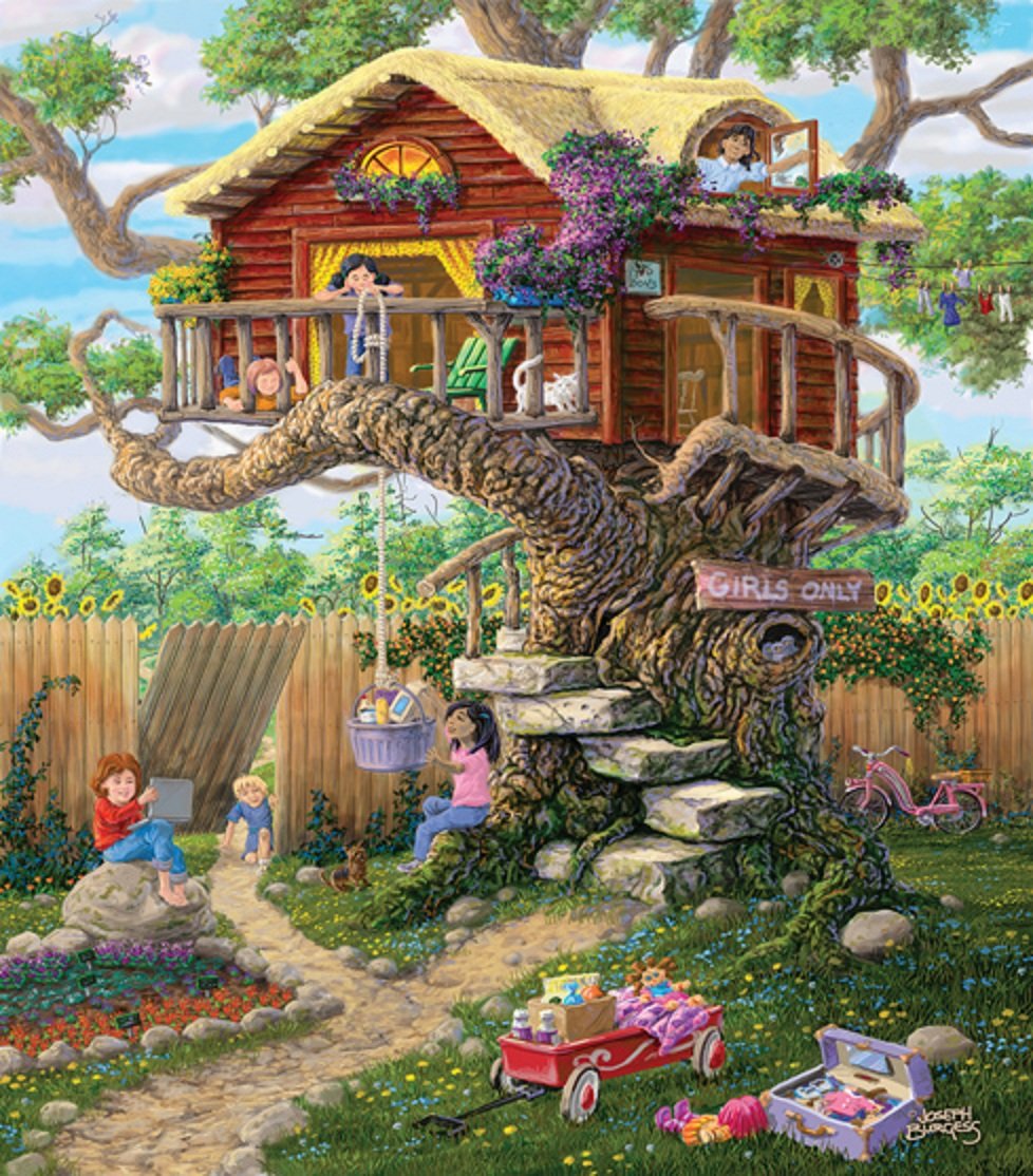 Girls Clubhouse 300 pc  Jigsaw Puzzle 38788