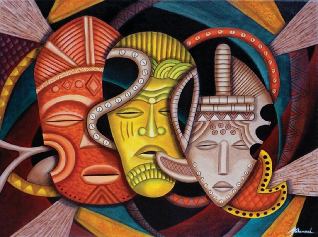 Society Masks 1000 pc  Jigsaw Puzzle 39365