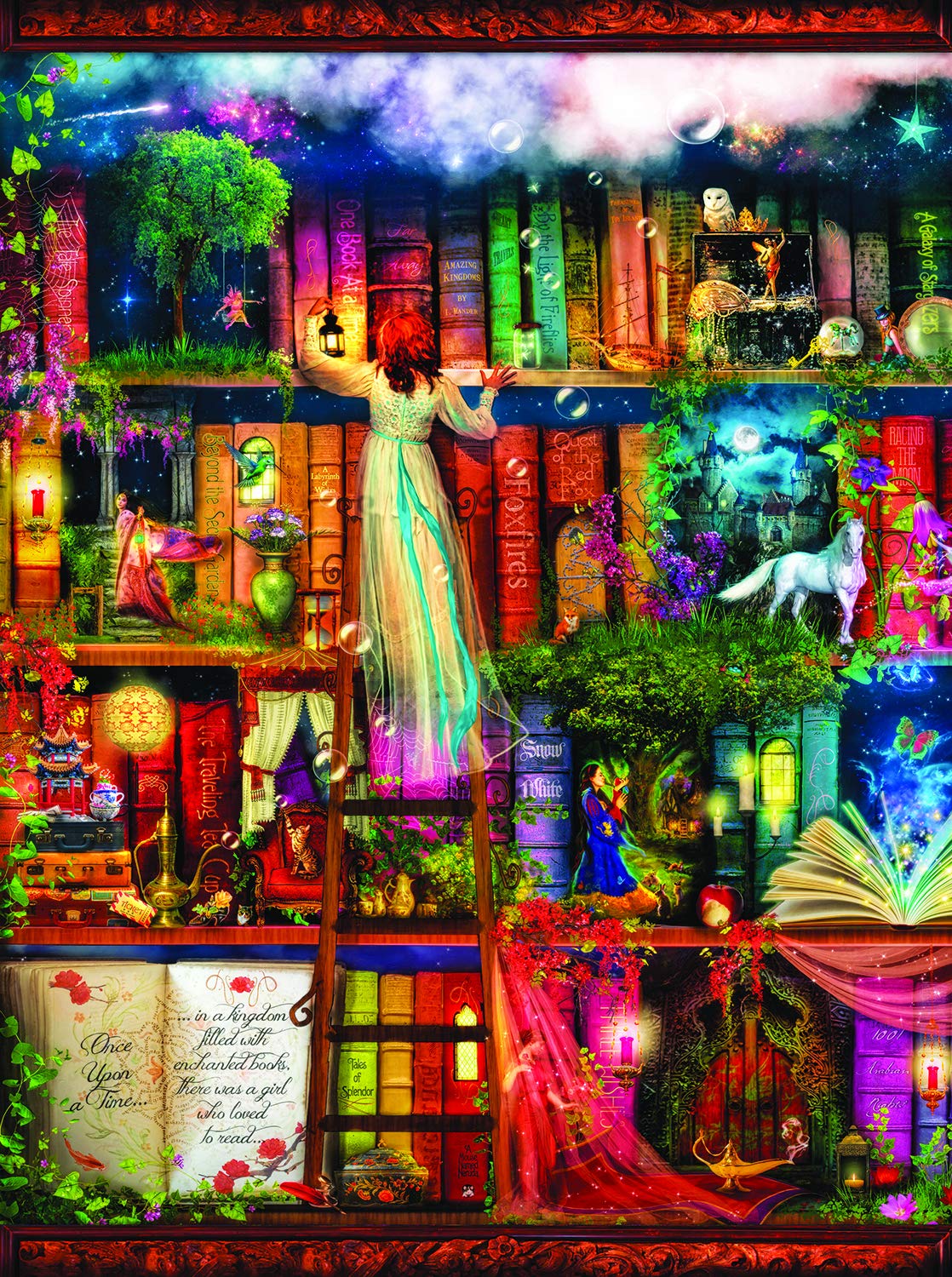 Treasure Hunt Bookshelf 1000 pc  Jigsaw Puzzle 51067
