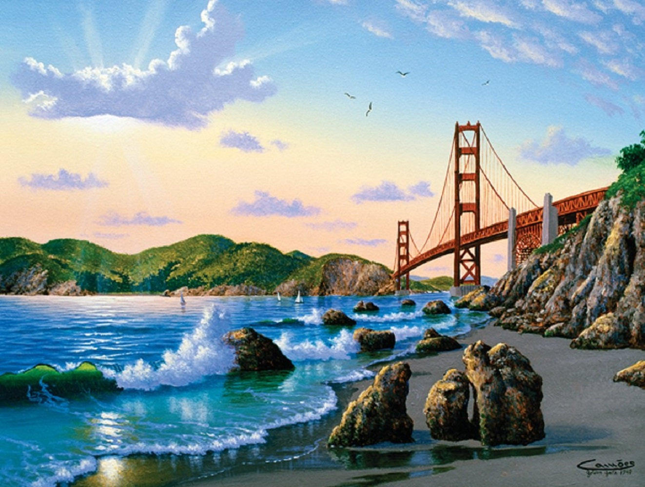 Bridgeview 500 pc  Jigsaw Puzzle 66904