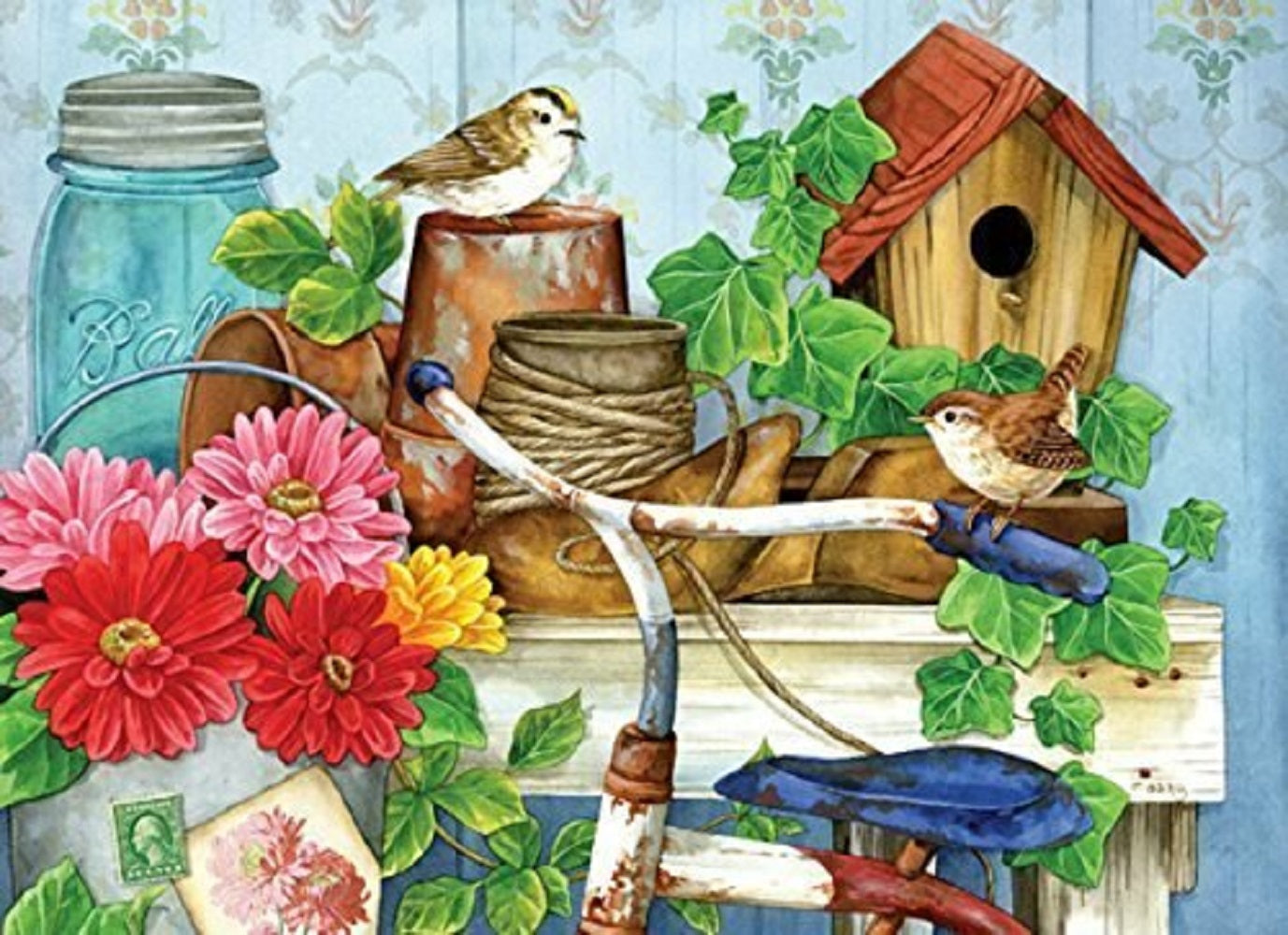 The Old Garden Shed 500 pc Large Pieces Jigsaw Puzzle 16097