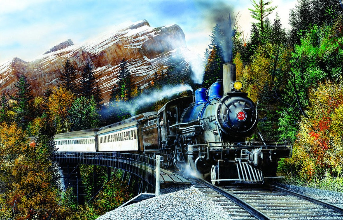 Autumn Mist 1000 pc  Jigsaw Puzzle 57780