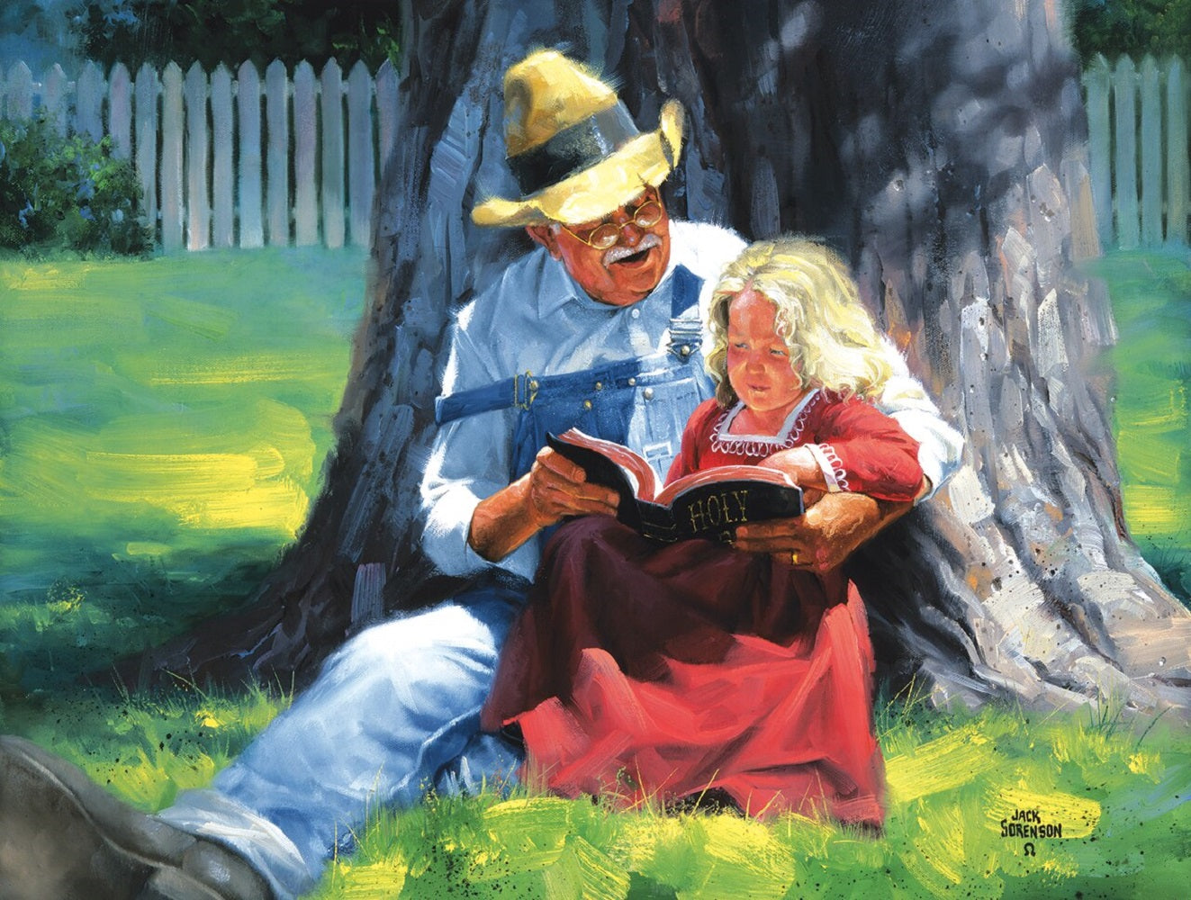 Grandpa's Bible 500 pc  Jigsaw Puzzle 16834