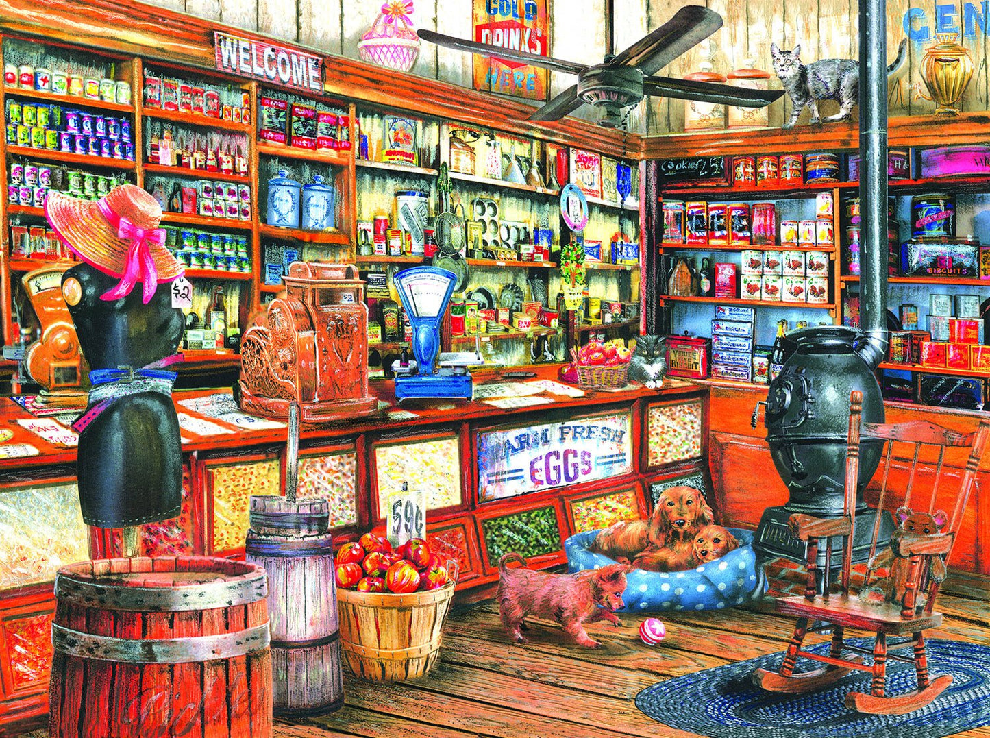 Back in the Good Old Days 1000 pc  Jigsaw Puzzle 28739