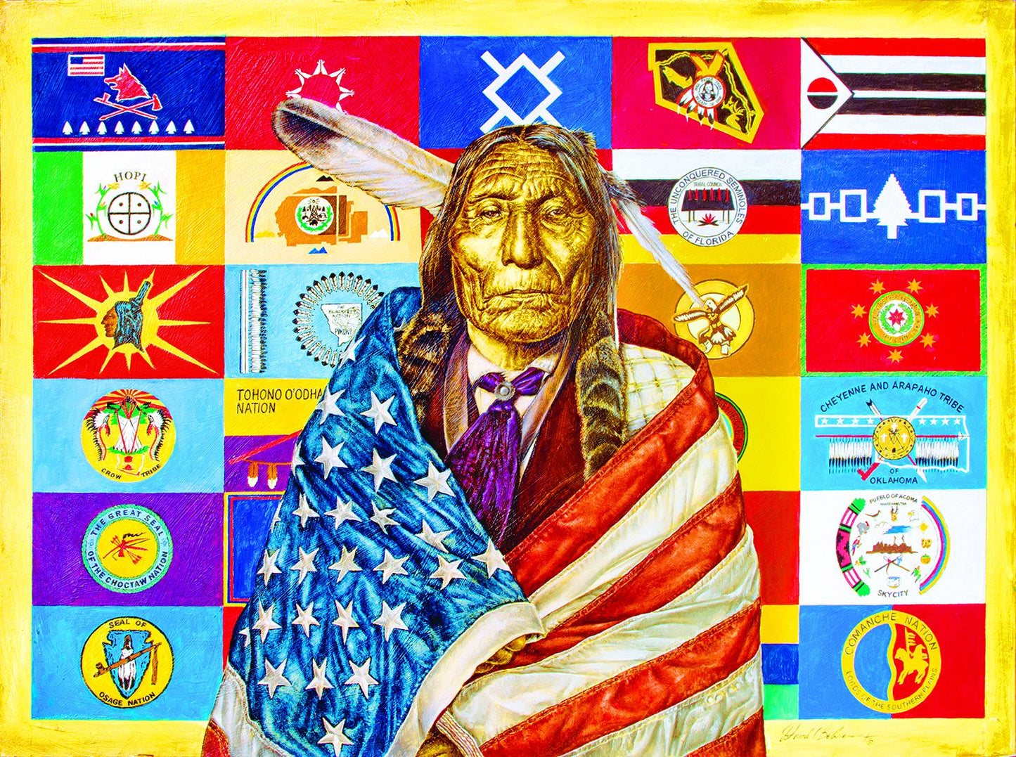 Flags of Our fathers 1000 pc  Jigsaw Puzzle 40085