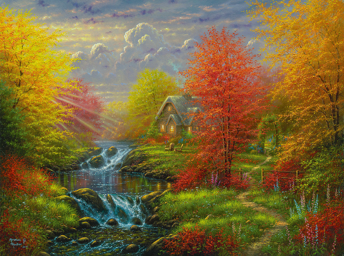 Secluded Cottage 1000 pc  Jigsaw Puzzle 69614
