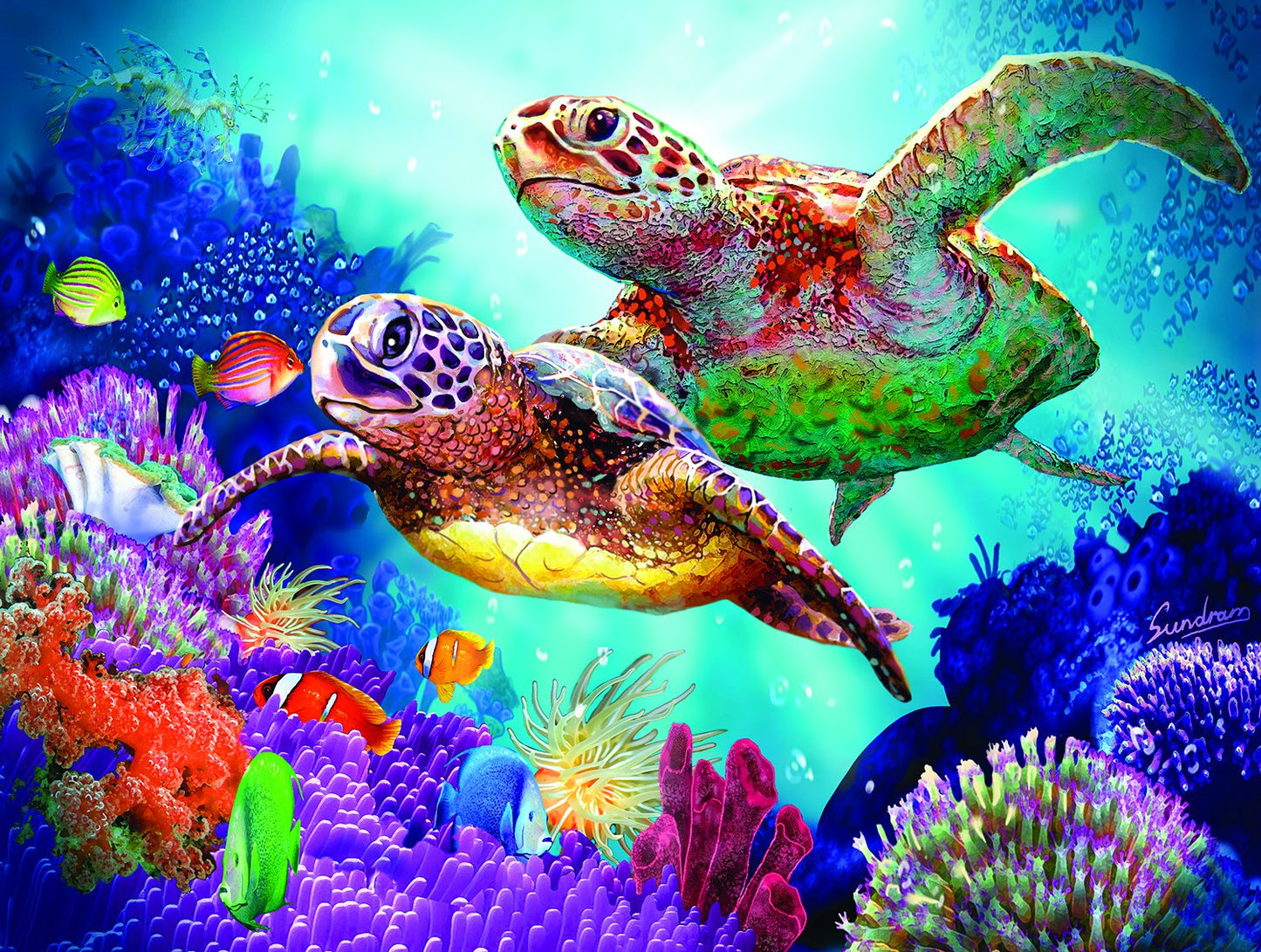 Turtle Guardian 1000 pc  Jigsaw Puzzle 70930