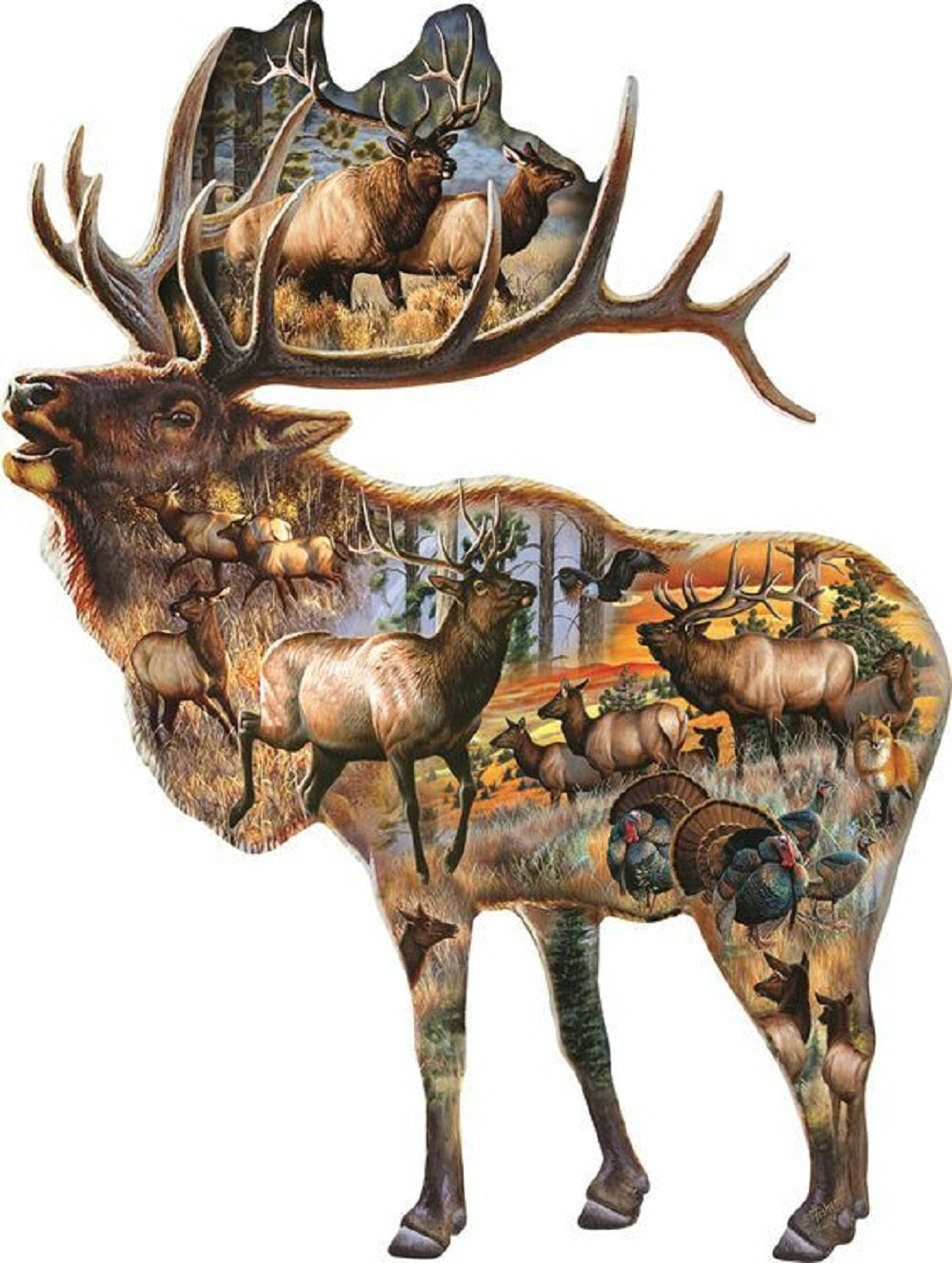 Bugle Call 800 pc Special Shape Jigsaw Puzzle 96121