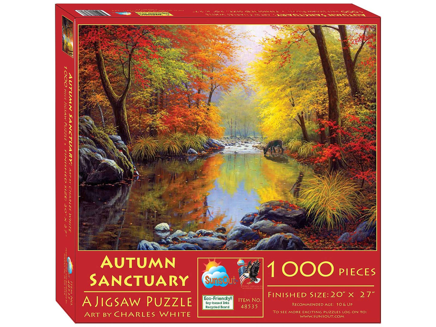 Autumn Sanctuary 1000 pc  Jigsaw Puzzle 48535
