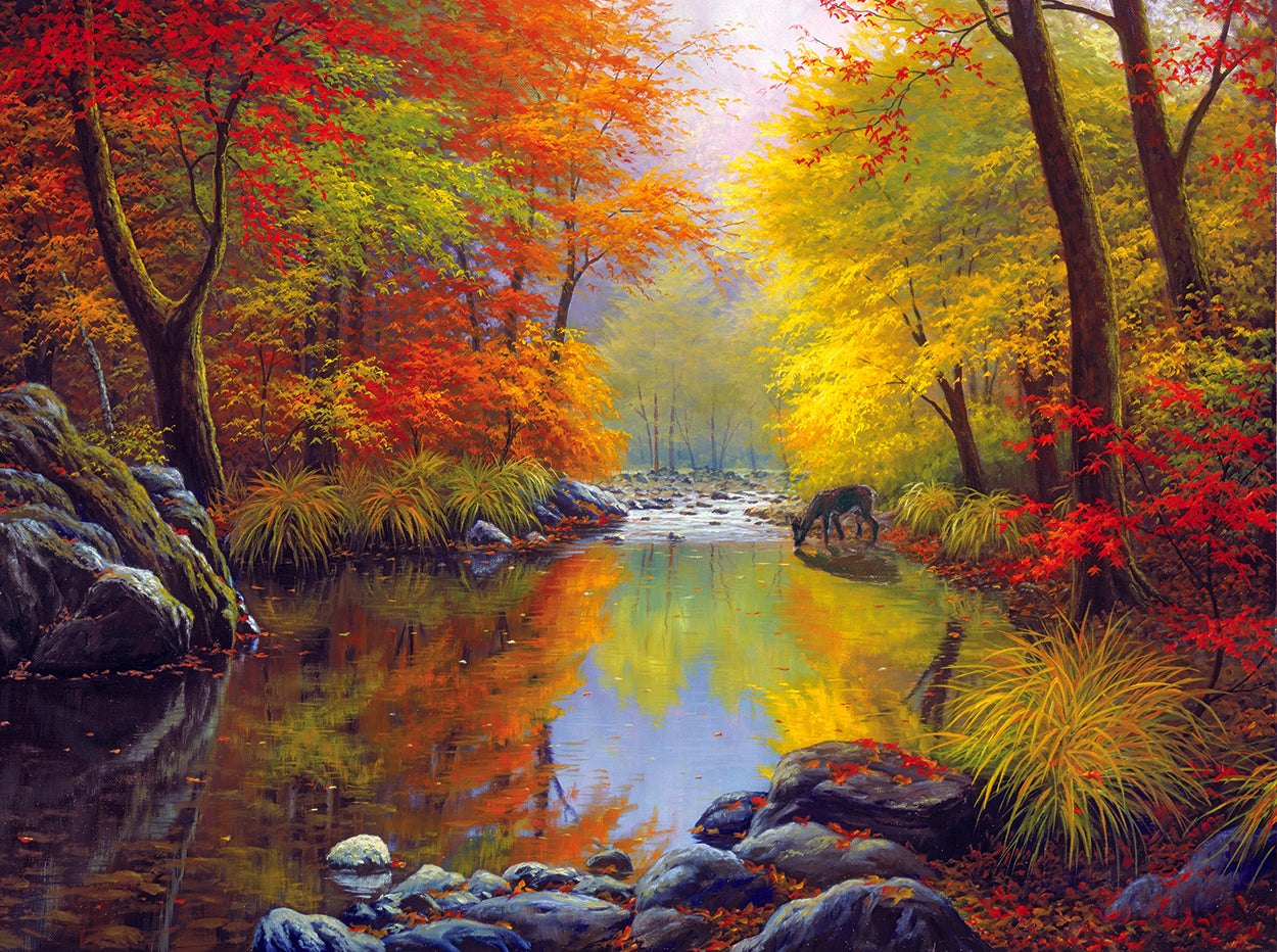 Autumn Sanctuary 1000 pc  Jigsaw Puzzle 48535