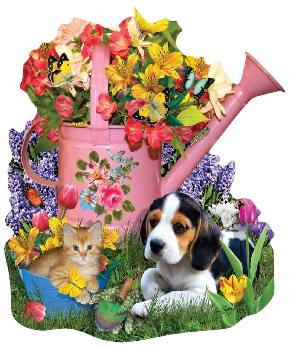 Spring Watering Can 1000 pc Special Shape Jigsaw Puzzle 97165