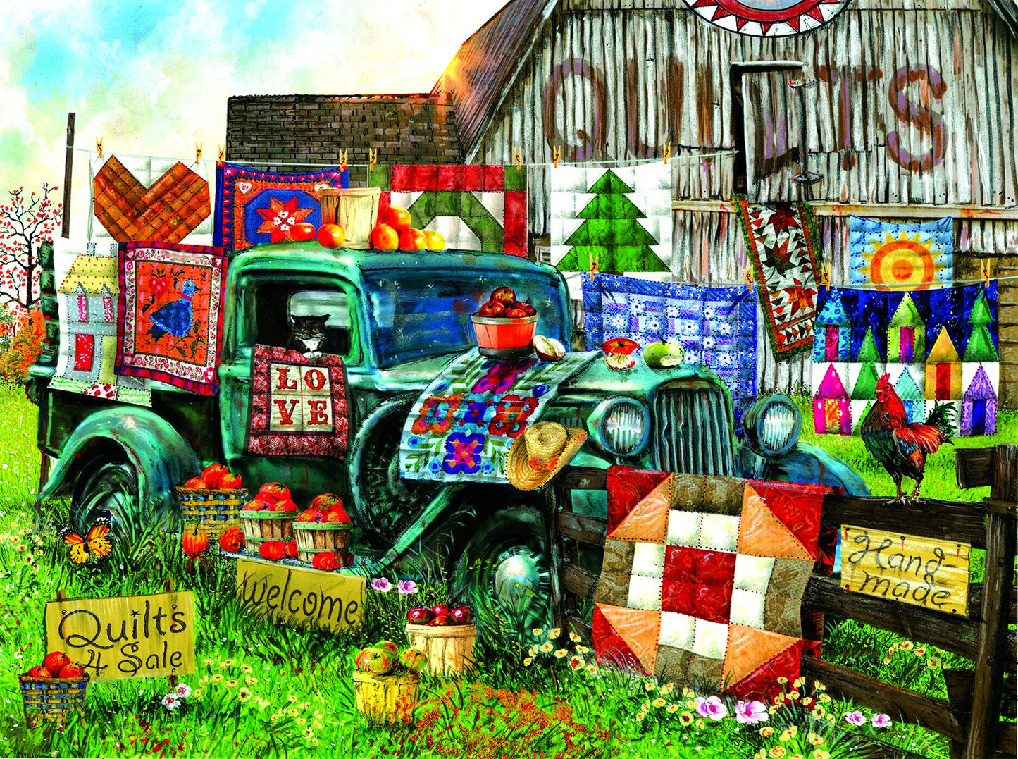 Quilts for Sale 1000 pc  Jigsaw Puzzle 28567