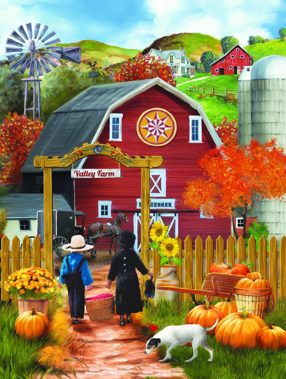 Valley Farm 500 pc  Jigsaw Puzzle 28755