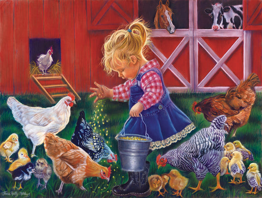 Little Farm Girl 500 pc  Jigsaw Puzzle 35886