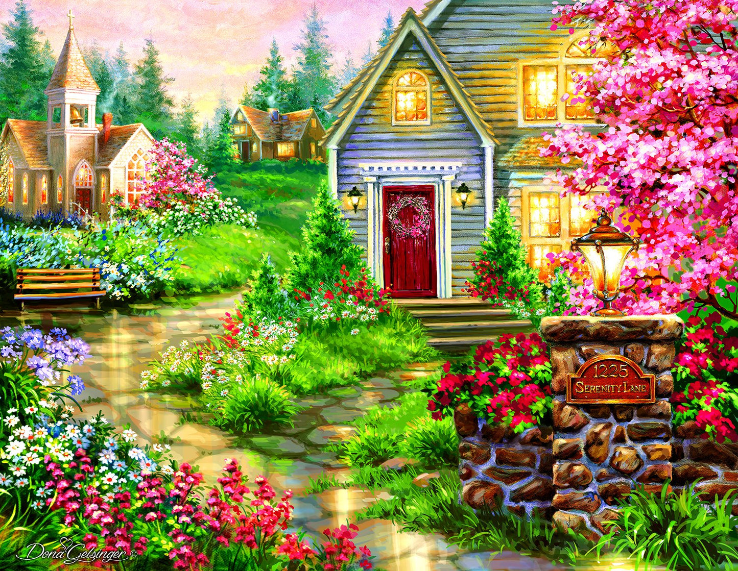 Serenity Lane 1000 pc Large Pieces Jigsaw Puzzle 57225