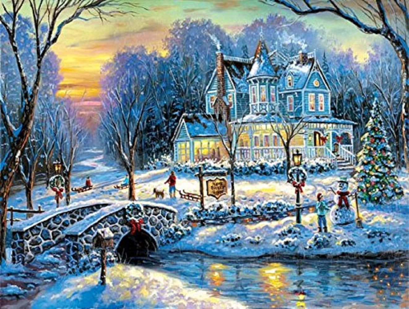 A White Christmas 1000 pc  Jigsaw Puzzle 60760