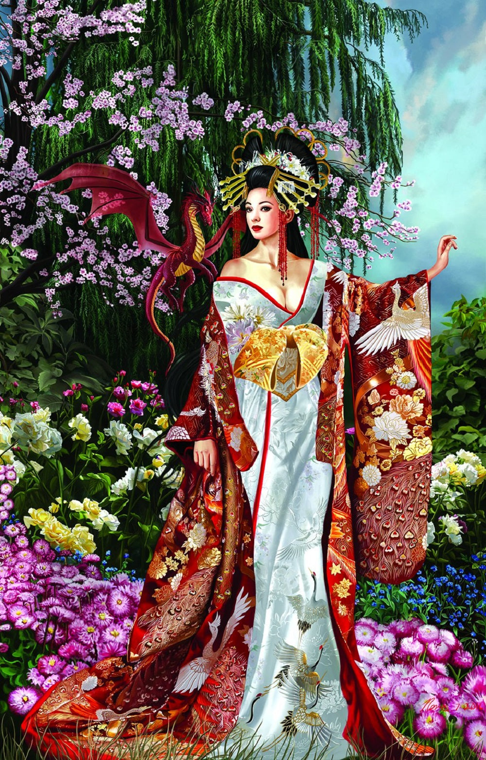 Queen of Silk 1000 pc  Jigsaw Puzzle 67648
