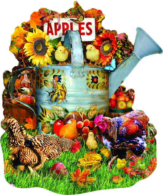 Fall Watering Can 1000 pc Special Shape Jigsaw Puzzle 97168