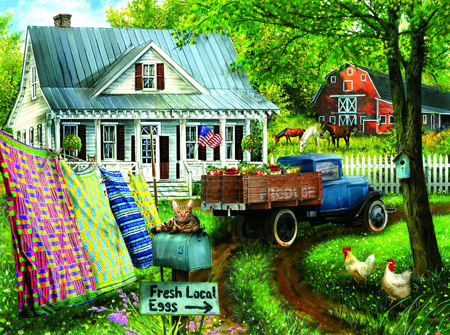 Countryside Living 1000 pc  Jigsaw Puzzle 28771