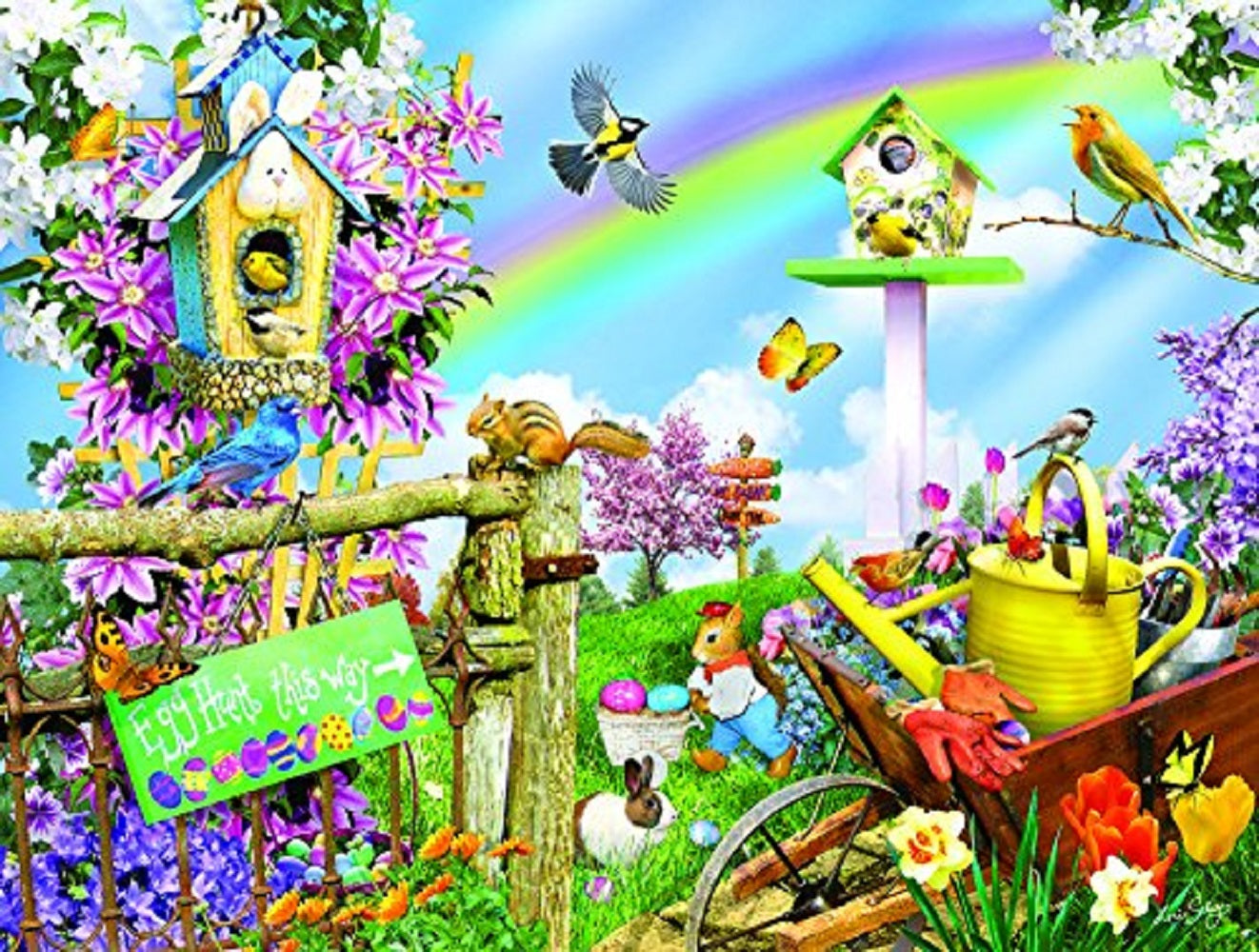 Spring Egg Hunt 300 pc  Jigsaw Puzzle 34840