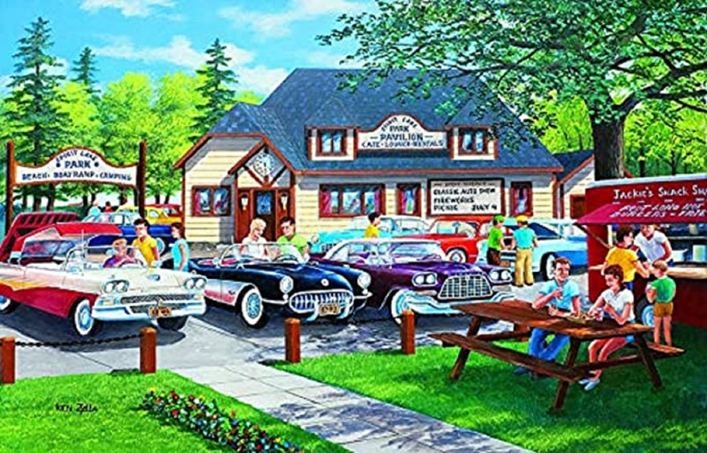 The Past Lane 1000 pc  Jigsaw Puzzle 39656