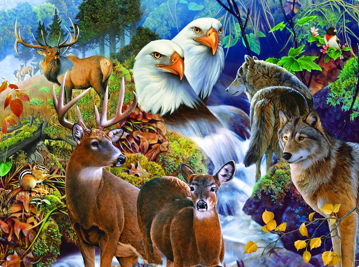 Forest Neighbors 1000 pc  Jigsaw Puzzle 56543