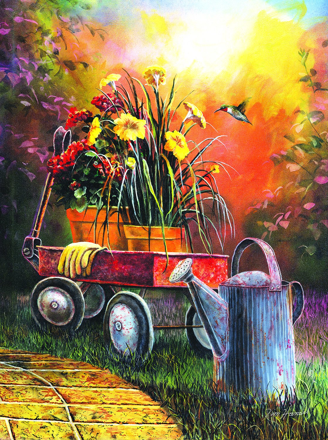 Summer Blooms 1000 pc  Jigsaw Puzzle 67351
