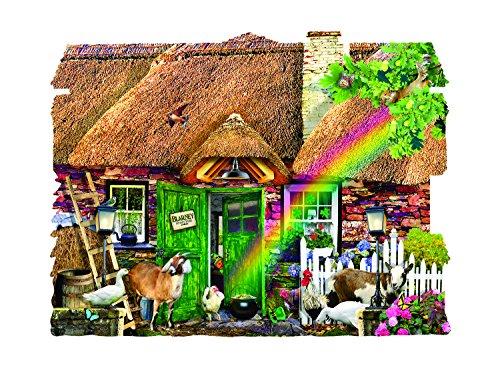 Irish Cottage 1000 pc Special Shape Jigsaw Puzzle 90350