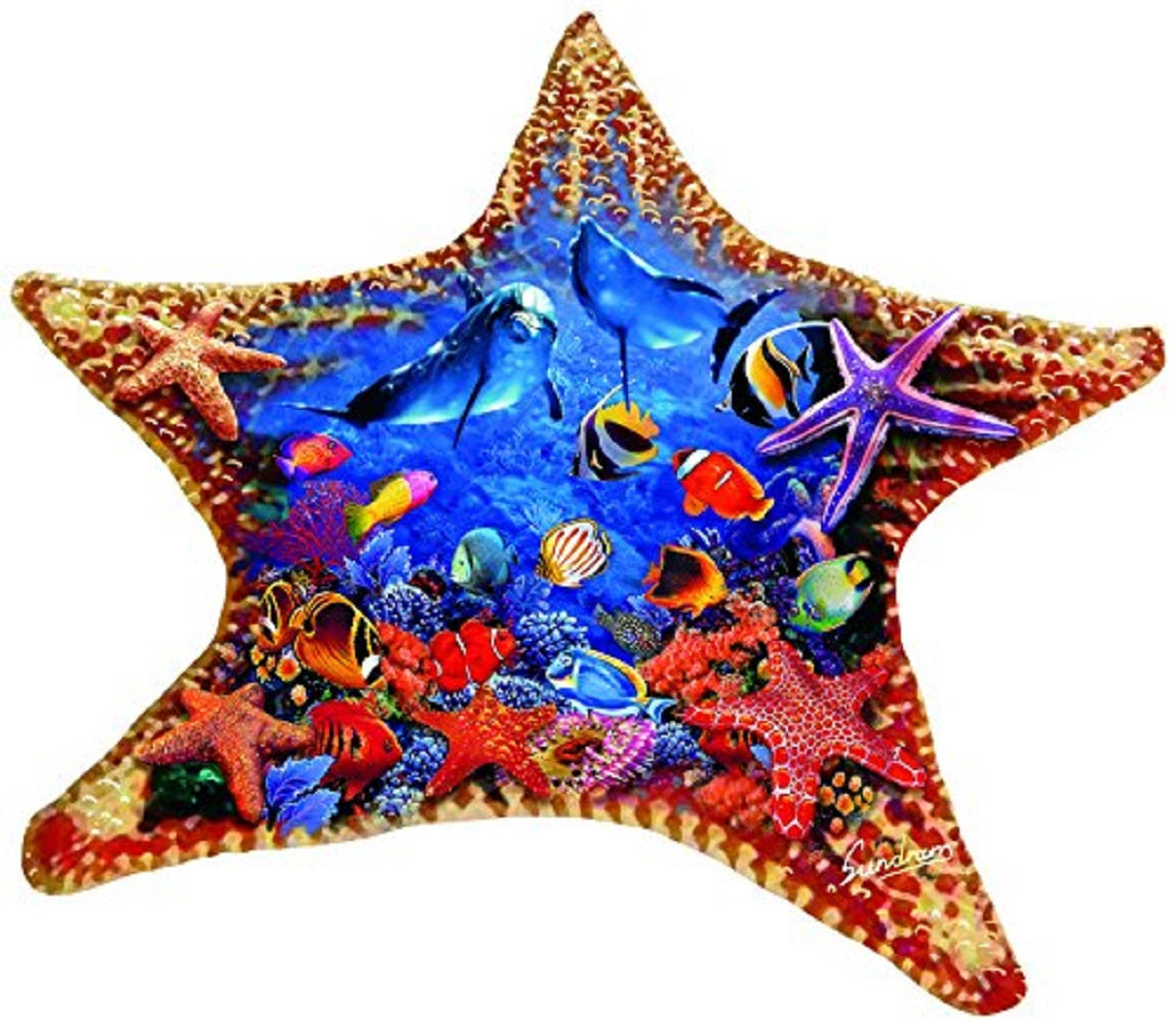 Starfish 600 pc Special Shape Jigsaw Puzzle 97136