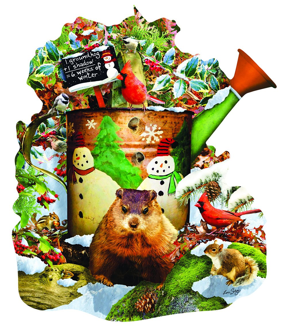 Groundhog Day 1000 pc Special Shape Jigsaw Puzzle 97194