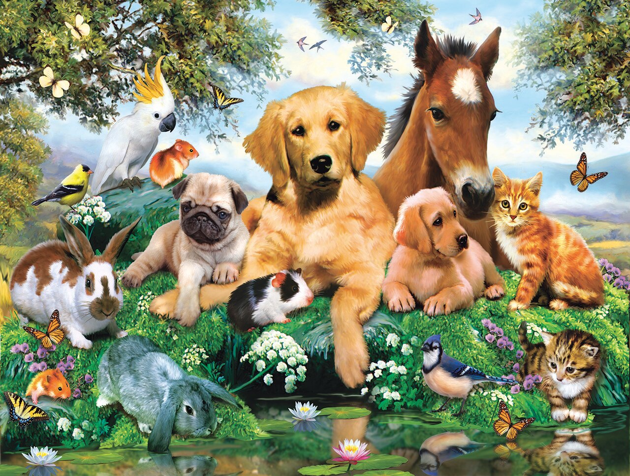 Summer Pals 500 pc  Jigsaw Puzzle 54903