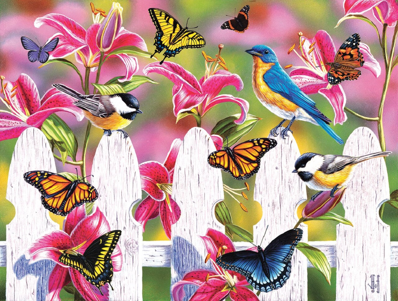 Summer Gathering 300 pc  Jigsaw Puzzle 55972