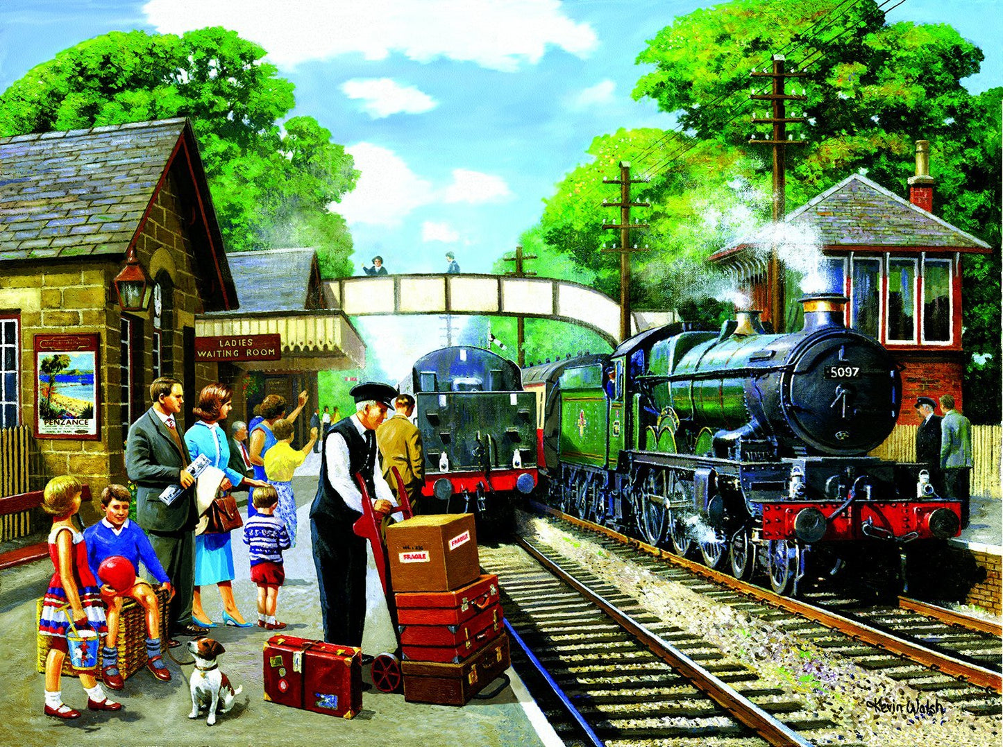 The Train to the Coast 1000 pc  Jigsaw Puzzle 13730