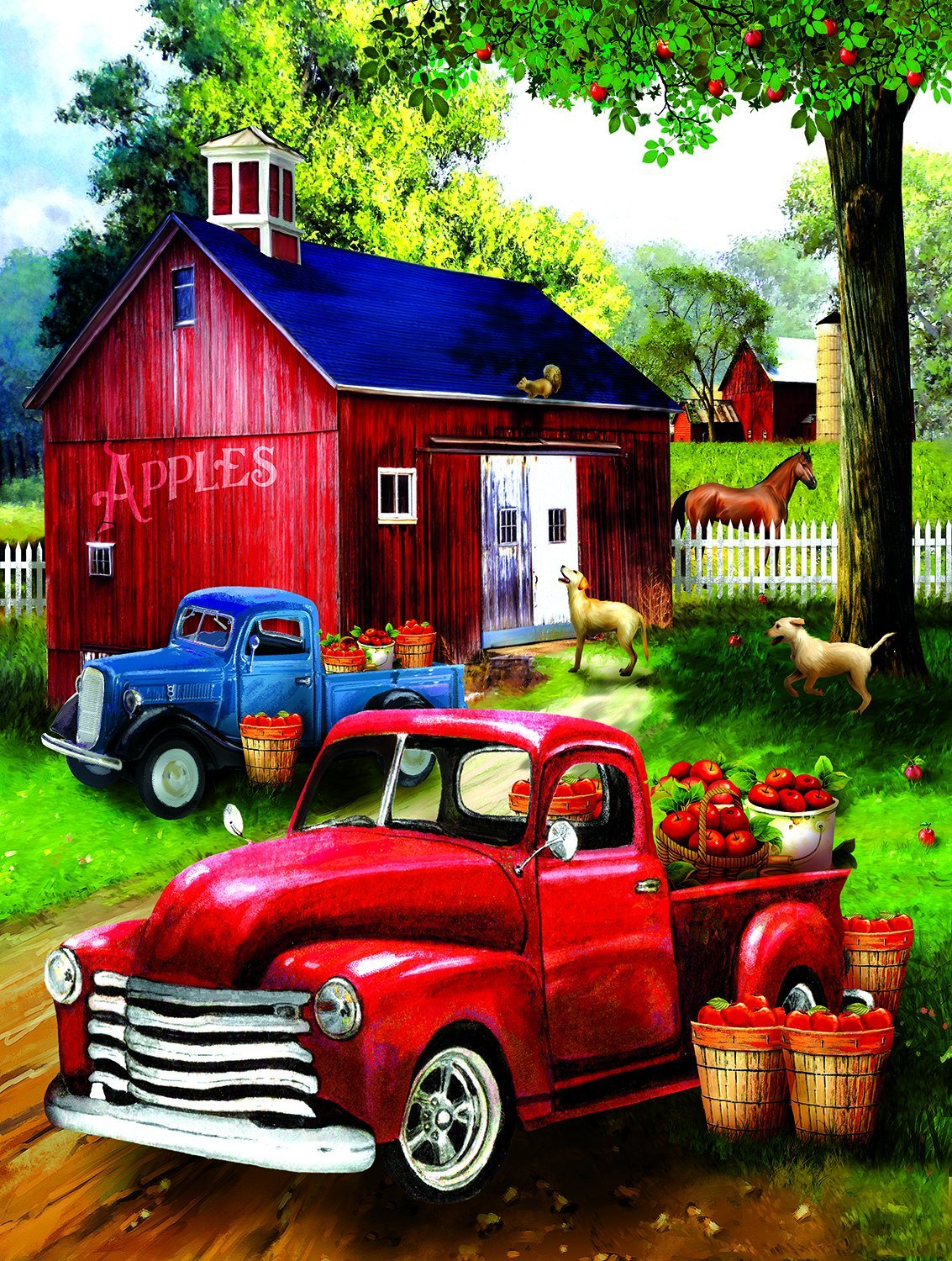 Apples for Sale 300 pc  Jigsaw Puzzle 28716